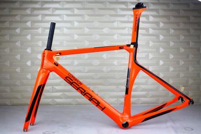SERAPH painting carbon bicycle frame Custom painting OEM products road carbon frame TT-X1 frame ,Aero road carbon bicycle frame